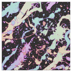 rainbow ink splash extreme : fabric