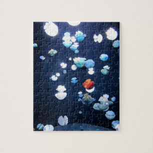 Rainbow Jelly Fish  Monogram Puzzle