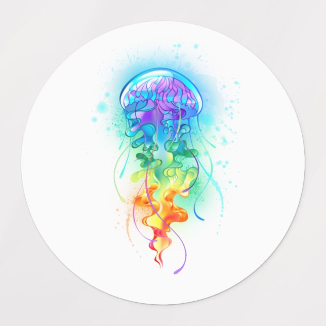Rainbow jellyfish (Design 1)