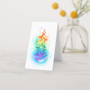 Rainbow jellyfish appointment card