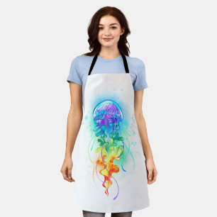 Rainbow jellyfish apron