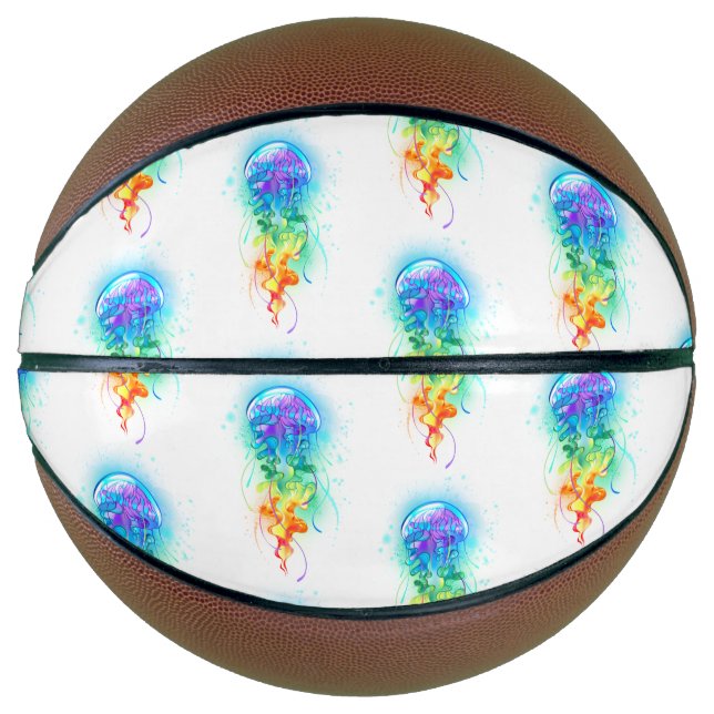 Rainbow jellyfish basketball (Front)