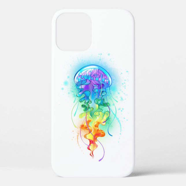 Rainbow jellyfish Case-Mate iPhone case (Back)