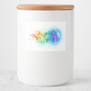 Rainbow jellyfish food label
