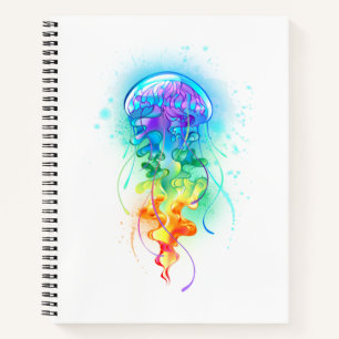 Rainbow jellyfish notebook