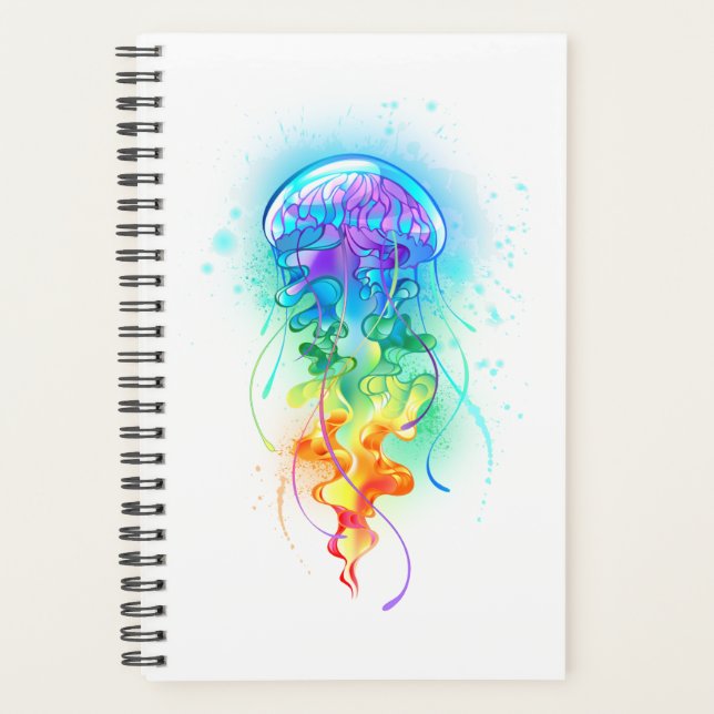 Rainbow jellyfish planner (Front)