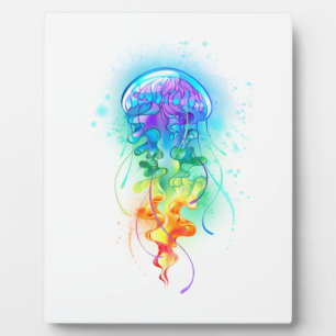 Rainbow jellyfish plaque