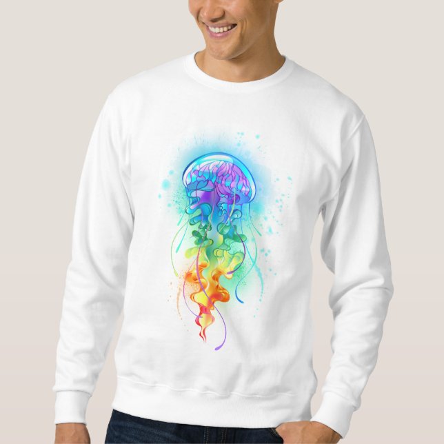 Rainbow jellyfish sweatshirt (Front)