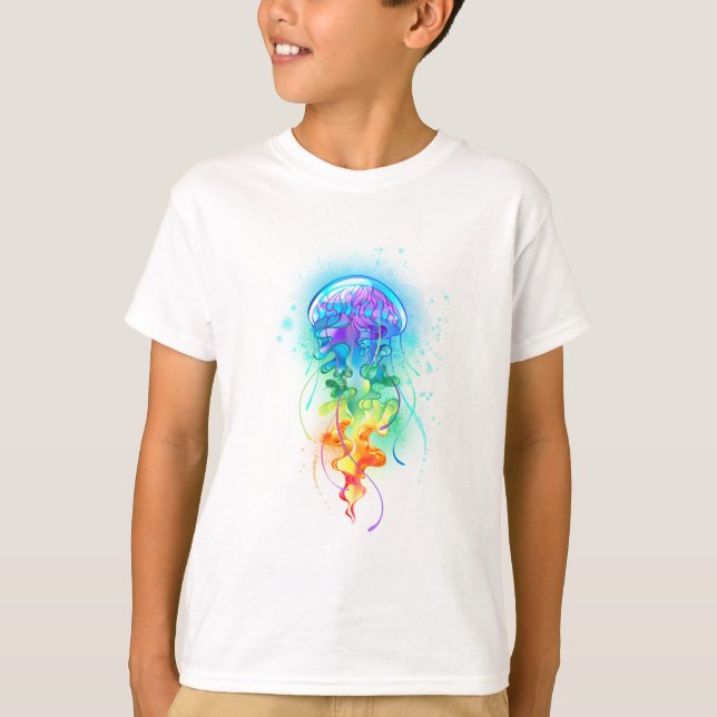 Rainbow jellyfish T-Shirt (Front)