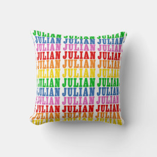 Rainbow Julian Cushion