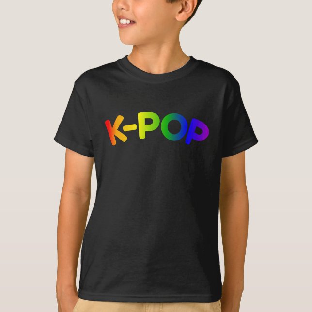Rainbow K-Pop Kids Shirt (Front)