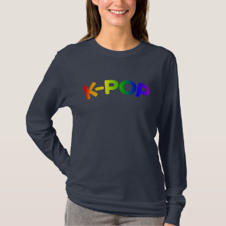Rainbow K-Pop Long Sleeve T-Shirt