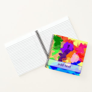 Rainbow Kaleidoscope Butterflies Notebook