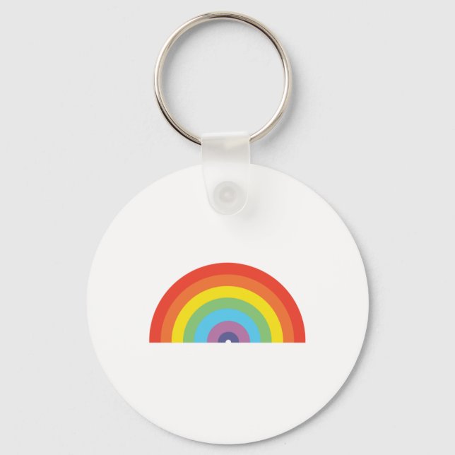 Rainbow  key ring (Front)