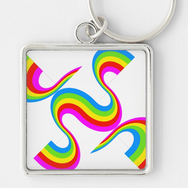 RAINBOW KEY RING (Front)