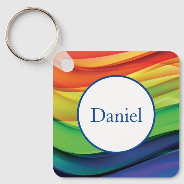 Rainbow Keychain (Front)