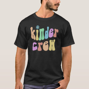 Rainbow Kinder Crew Retro Kindergarten Little Miss T-Shirt