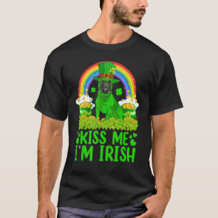 Rainbow Kiss Me I'm Irish French Bulldog St Patric T-Shirt