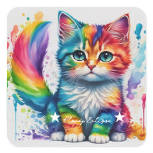 Rainbow Kitten Painter