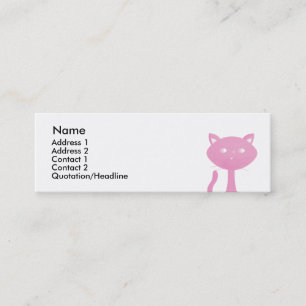 Rainbow Kitties Mini Business Card