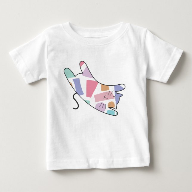 Rainbow Kitty Baby T-Shirt (Front)