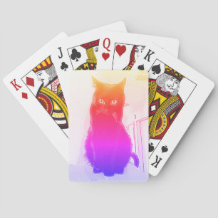 Rainbow Kitty playing cards