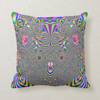 Rainbow Koala Bear Fractal Print Cushion
