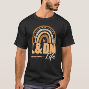 Rainbow L&dn Life Medical Rn Nursing Labour Deli T-Shirt