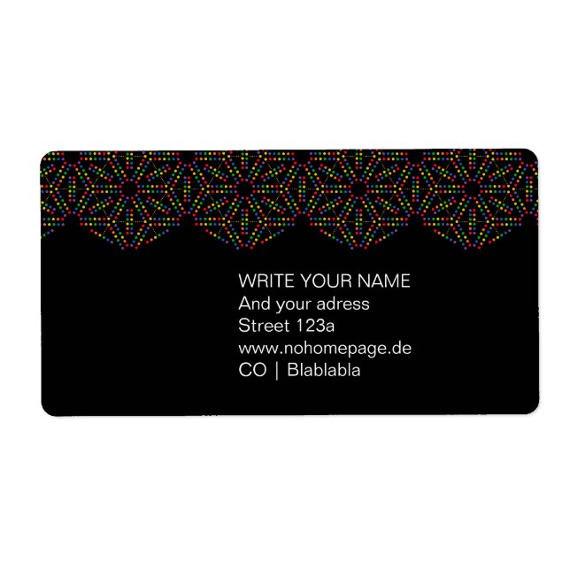 Rainbow Labels (Front)