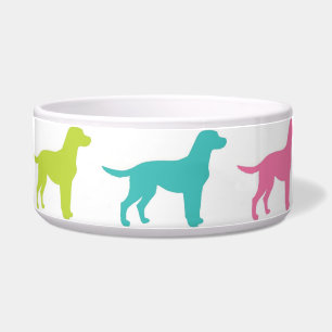 Rainbow Labrador bowl