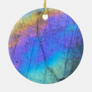 Rainbow Labradorite Crystal Ornament