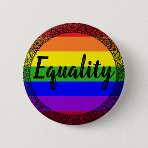 Rainbow Lace Equality pin