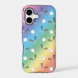 Rainbow lacrosse pattern