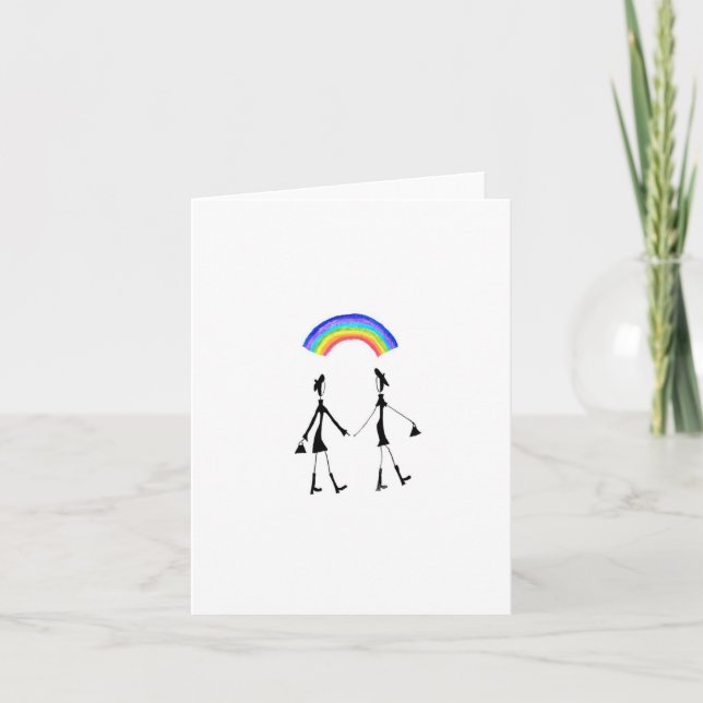 Rainbow Ladies Card (Front)