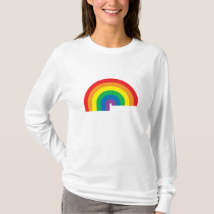 Rainbow Ladies Long Sleeve T-Shirt
