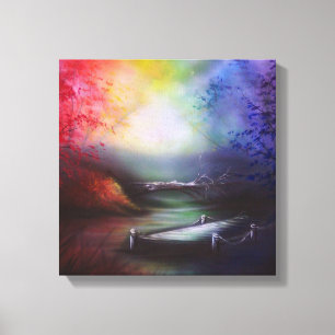 Rainbow Landscape Print