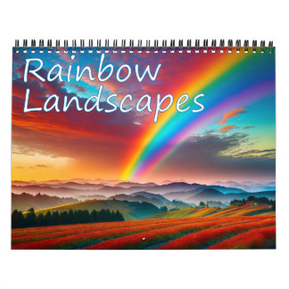 Rainbow Landscapes Calendar