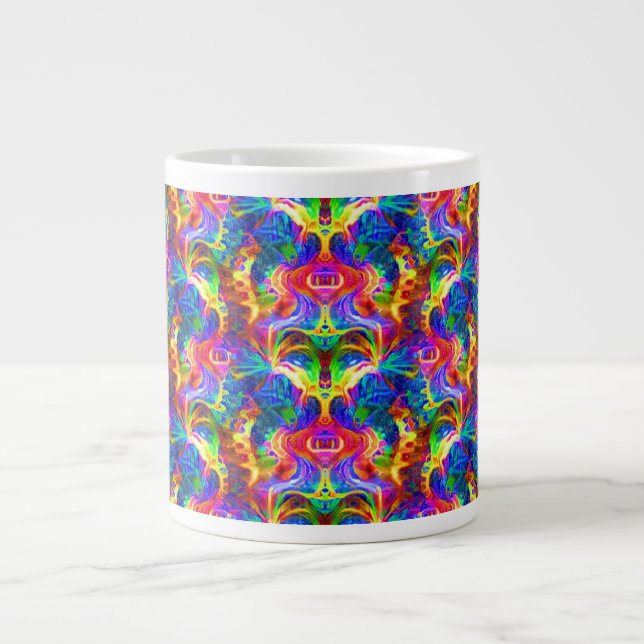 Rainbow Large Coffee Mug (Front)