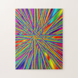 Rainbow Lasers Difficult Illusion Pattern Jigsaw Puzzle<br><div class="desc">Rainbow Lasers Difficult Illusion Pattern</div>