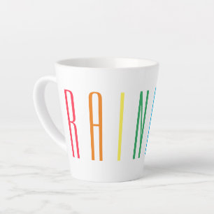 RAINBOW Latte Mug