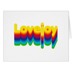 Rainbow Layers Lovejoy Name Label 