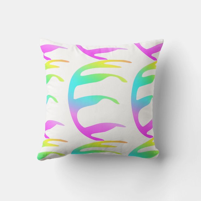 Rainbow Leaf 16"x16"  Cushion (Back)
