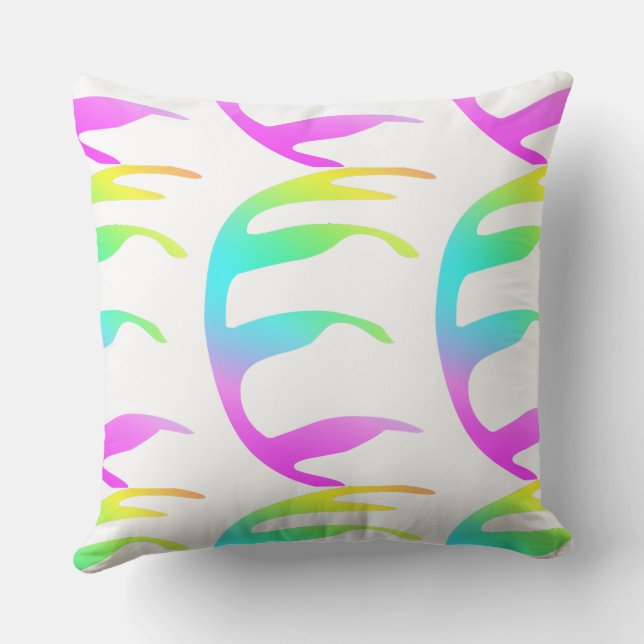 Rainbow Leaf  Cushion (Back)