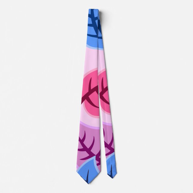 rainbow leaves tie (Front)