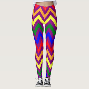 Rainbow Leggings, Colourful Leggings for Women