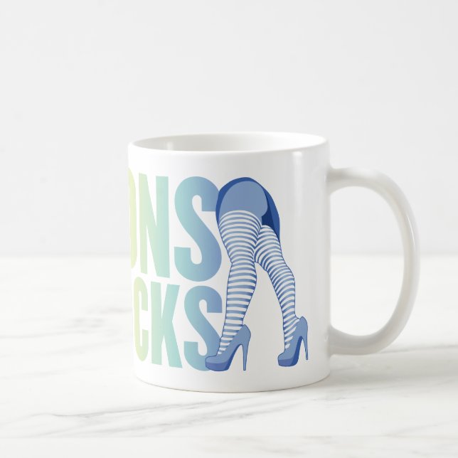 Rainbow Legs Logo Mug (Right)