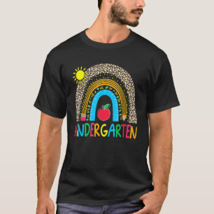 Rainbow Leopard Kindergarten Team Squad First Day  T-Shirt