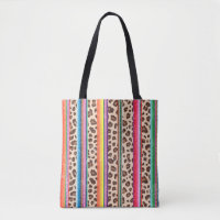 Rainbow Leopard Print Modern Girly Animal Pattern