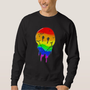 Rainbow Lesbian Gay Ice Lgbt Pride Sweatshirt