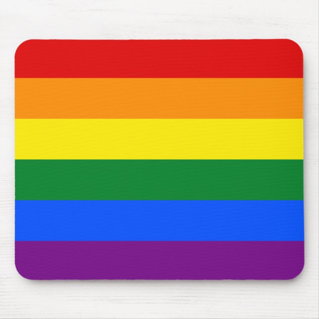 Rainbow (LGBT) Flag Mouse Pad (Front)